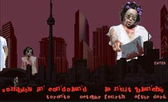 jillian mcdonald, zombies in condoland, nuit blanche, toronto, web project